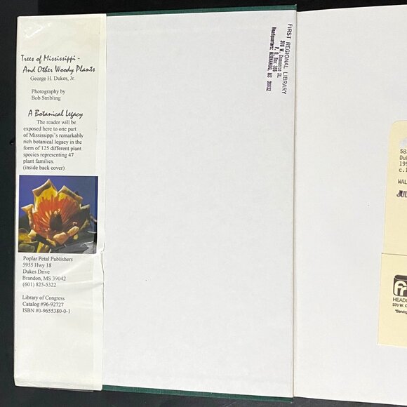 Trees of Mississippi and Other Woody Plants Hardcover George H Dukes Jr - Picture 3 of 8